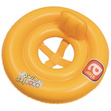 Круг для плавания с сиденьем и спинкой двухкамерный Swim Safe, ступень А, 69см, Bestway 32027