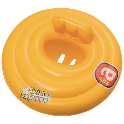 Круг для плавания с сиденьем и спинкой трехкамерный Swim Safe, ступень A, 69см, Bestway 32096
