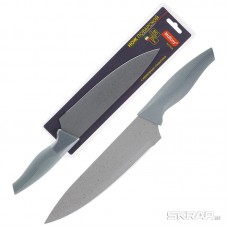 Нож с мраморным покрытием лезвия и рукояткой в цвет лезвия DOLCEZZA MAL-01DOL поварской, 20 см, т.м. Mallony