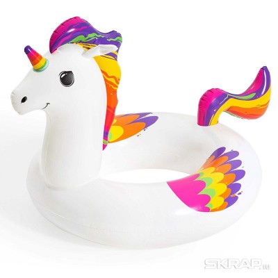 Круг для плавания Fantasy Unicorn 119*91 см  Bestway 36159