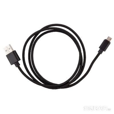 Кабель Energy ET-02 USB/MicroUSB, цвет - черный