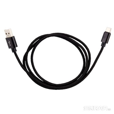Кабель Energy ET-02 USB/Type-C, цвет - черный