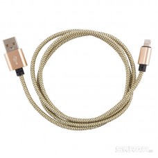 Кабель Energy ET-02 USB/Lightning, цвет - золотой