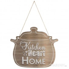 Табличка декор. The kitchen is the heart of the home ИТ-029 Волшебная страна