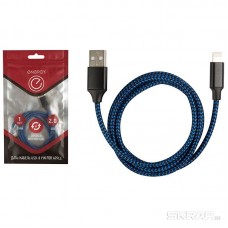 Кабель Energy ET-03 USB/Lightning (для продукции Apple), цвет - синий