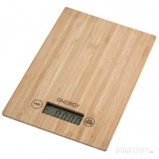 Весы кухонные электронные ENERGY EN-426, бамбук, 5 кг
