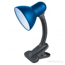 Лампа электрическая настольная прищепка ENERGY EN-DL24С, синяя