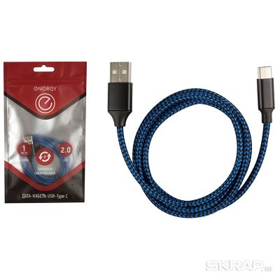 Кабель Energy ET-03 USB/Type-C, цвет - синий