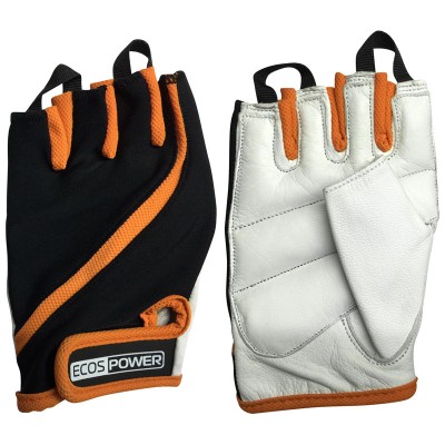 Перчатки для фитнеса 2311-OXL, цвет: оранж+черный+белый, размер: XL
