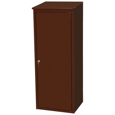 Шкаф для газ. баллона(50л), с замком (разборный оцинк.)цвет: коричневый