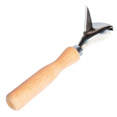 Рыбочистка с деревянной ручкой, с ножом,155 мм, бук