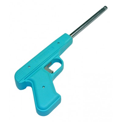 Пьезозажигалка Energy JZDD-17-PRP, пистолет, светло-голубая