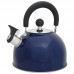 Чайник из нерж. стали MAL-039-B, 2,5 литра, синий, со свистком