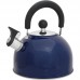 Чайник из нерж. стали MAL-039-B, 2,5 литра, синий, со свистком