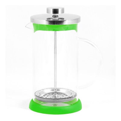 Чайник/кофейник (кофе-пресс) стеклянный, серия Verde, 350 мл, цвет - зеленый