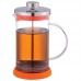 Чайник/кофейник (кофе-пресс) стеклянный, 350 мл, серия Arancio, цвет - оранжевый