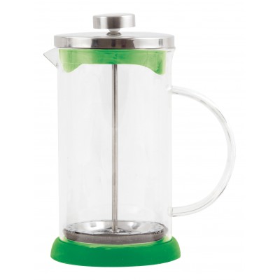 Чайник/кофейник (кофе-пресс) стеклянный, 1000 мл, серия Verde,  цвет - зеленый