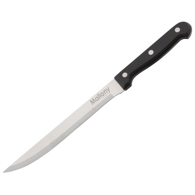 Нож филейный из нерж. стали, ручка бакелит, модель MAL-04B