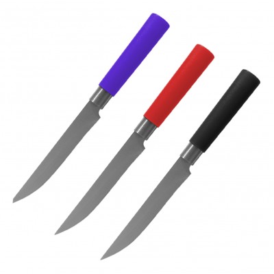 Нож MAL-05P-MIX (универсальный) с пластиковой ручкой