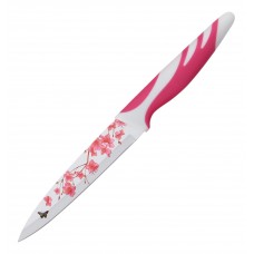 Нож окрашенный с рисунком "Сакура" (универсальный)  Mallony MAL-05CP