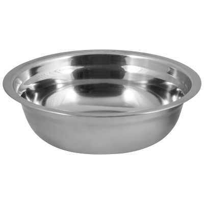 Миска Bowl-19, объем 1 л, с расширенными краями, из нерж стали, зеркальная полировка, диа 19 см