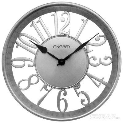 Часы настенные кварцевые ENERGY модель ЕС-117 круглые