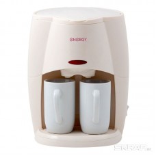 Кофеварка ENERGY EN-601 кремовая