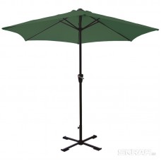 Зонт садовый GU-03 (зеленый) с крестообразным основанием