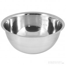 Миска Bowl-Roll-28, объем 4,3 л, из нерж стали, зеркальная полировка, диа 28 см
