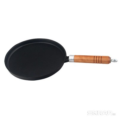 Сковорода блинная чугунная со съемной ручкой CP-23, диам - 23 см