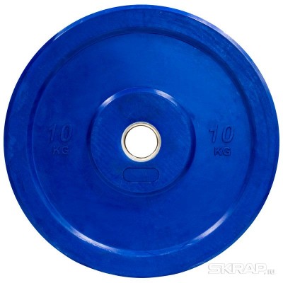 Бамперный диск для штанги 10кг. (цветной)